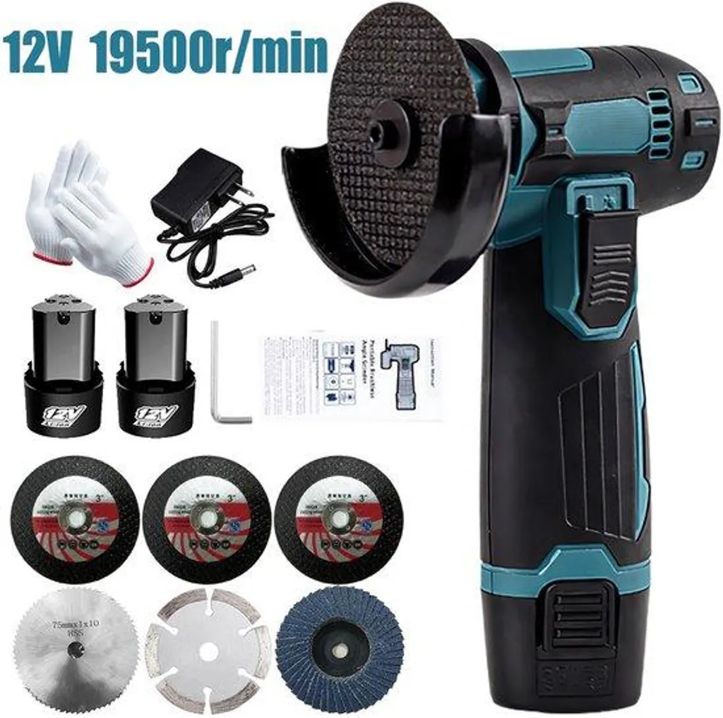 Mini ponceuse orbitale sans fil 12V lithium pour finitions de précision