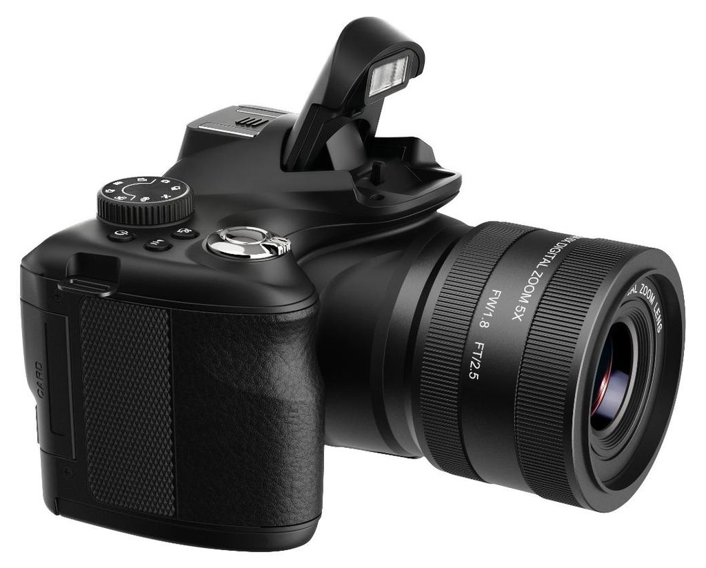 INF Fotocamera mirrorless con zoom ottico 8x e zoom Immagine del prodotto 