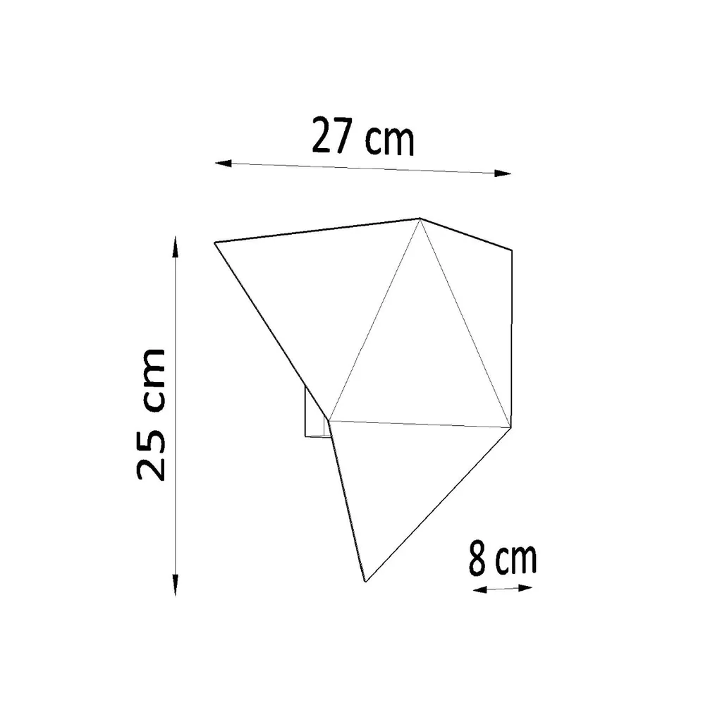 Applique murale de salon KINKIET MIRRO 2 blanche, éclairage G9 25cm - 4