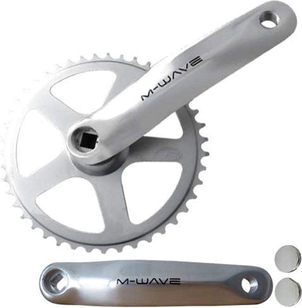 M-WAVE Kurbelsatz 38Z, L=170mm, Aluminium/Stahl 1 fach, Produktbild 