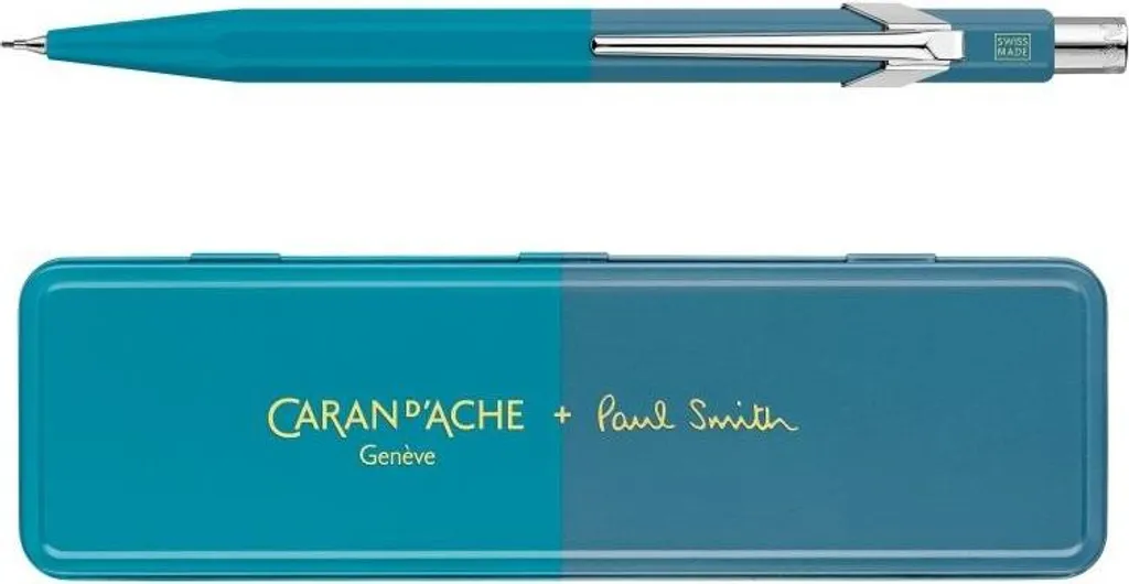Porte-mines Paul Smith 0.5mm Cyan idéal pour prendre des notes de luxe
