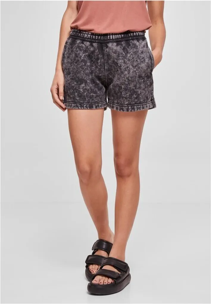 Short de jogging en coton éponge noir pour femme taille 4XL