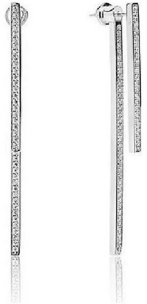 Boucles d'oreilles Chic en Argent pour Soirée et Quotidien SJ-E1035-CZ