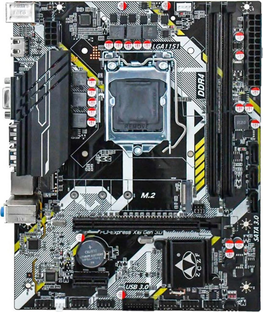 DDR4 B250A4 Computer-Motherboard LGA1151 CPU-Unterstuetzung 64G Dual Channel Dual M.2-Schnittstelle Realtek 1000 Mbit USB3.0 SATA3.0 All-Solid-Kond...