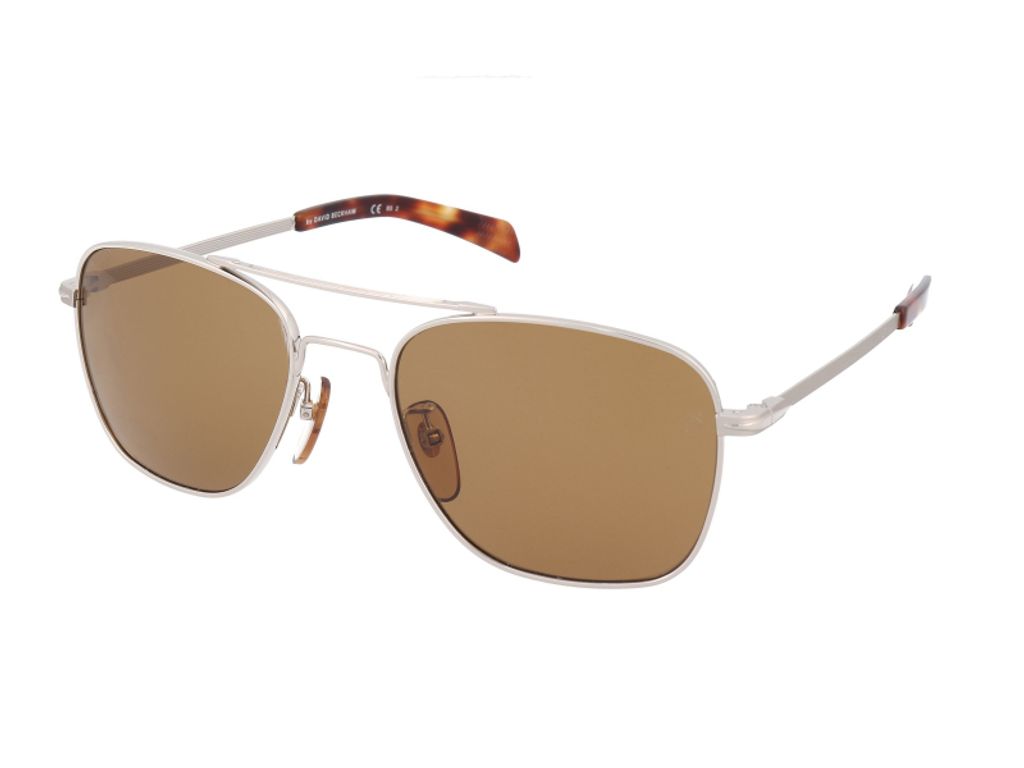 David Beckham Herren-Sonnenbrille 7019S im Pilotenstil aus Metall