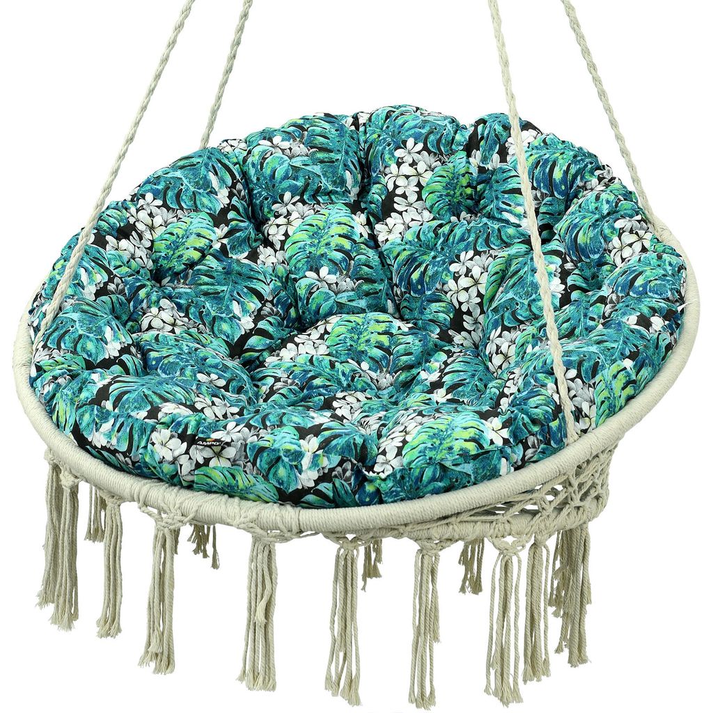 AMPO poduszka na fotel papasan kosz wiszący kokon 110cm Zdjęcie produktu 