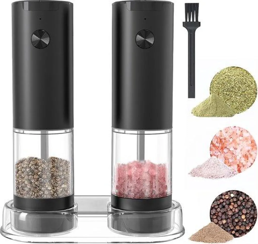 Mixeur électrique noir sans fil - Ensemble de 2 pièces pour cuisine