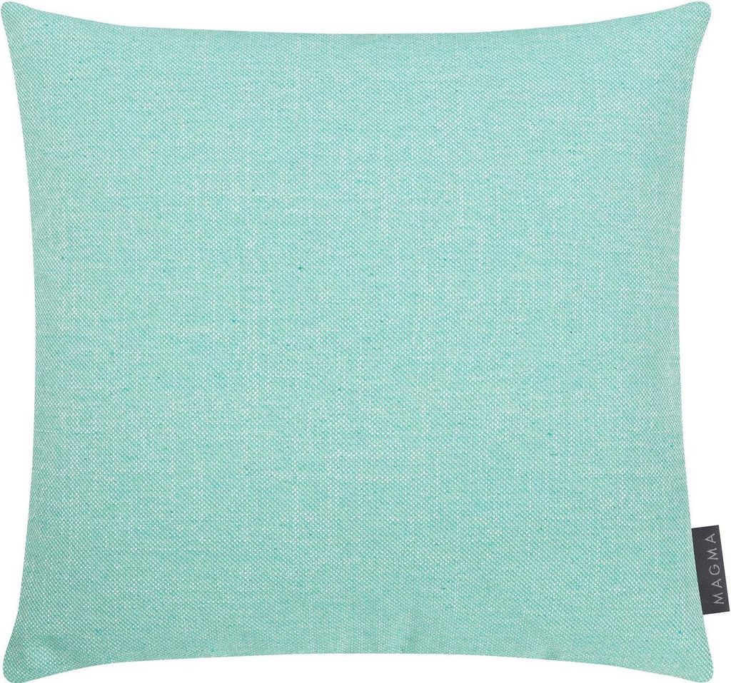 MAGMA Heimtex - Kissenhülle RIVA - 40 x 40 cm - Türkis - Baumwolle - Polyester