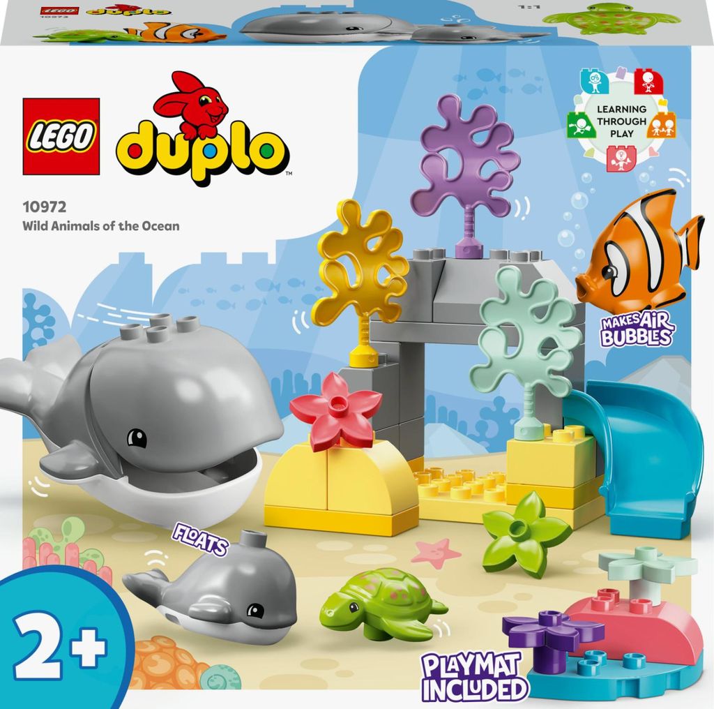LEGO 10972 DUPLO Animaux sauvages de l'océan Set avec Image du produit 