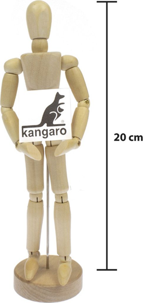 kangaro Gliederpuppe neutral Höhe: 200 mm