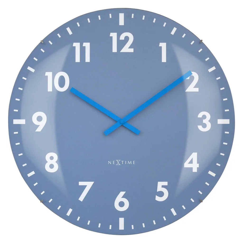 Horloge Murale Design Minimaliste 50cm Noir - NeXtime Duomo 3298BL