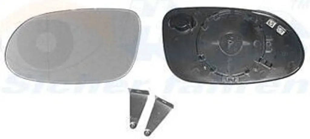 Miroir de remplacement pour rétroviseur Mercedes-Benz VAN Wezel HAGUS