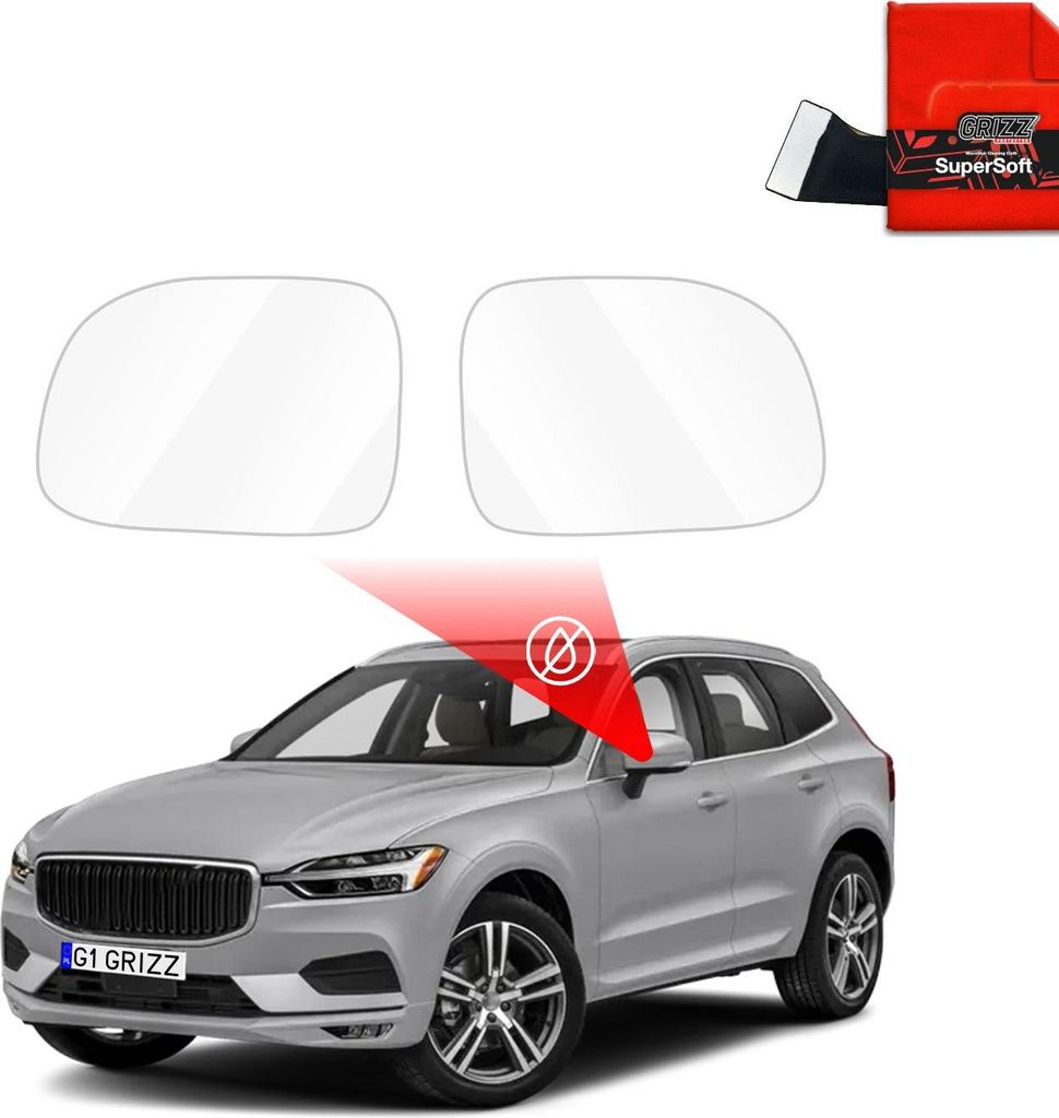 Regenschutzfolie Grizz Protector für Außenspiegel - Volvo XC60 (2017-2021)