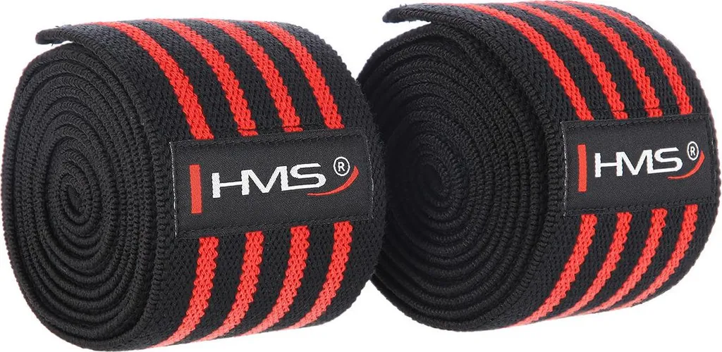 Genouillères de musculation 2m en néoprène - Pack de 2 bandes noires - 5