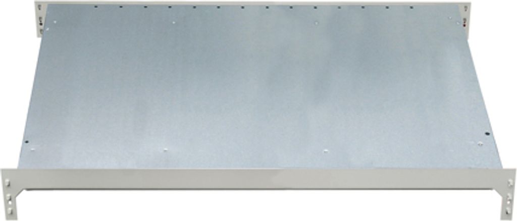 Zusatzebene für Schulte Kanbanregal MULTIplus150 | BxT 100x50cm | Traglast 150kg | ohne Trenn- und Seitenführungen | Verzinkt