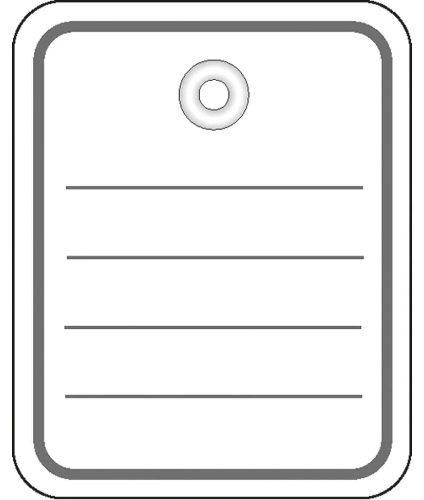 HERMA 6821 Étiquettes Américaines 40x50 mm avec Œillet et Fil de Fixation