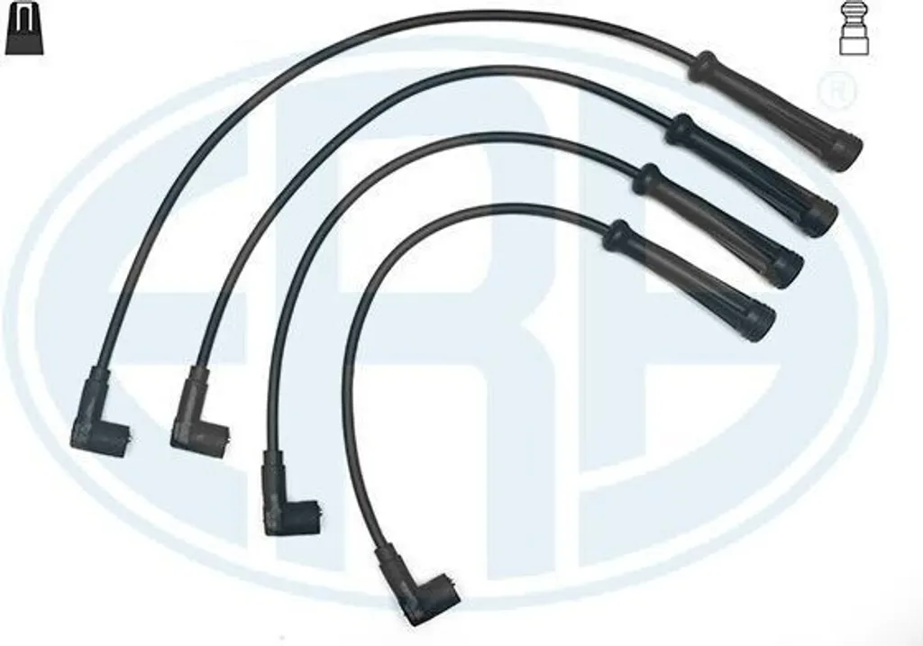 Set 4 Cavi Candela ERA 883019 per Renault Clio Kangoo Twingo OE 1344 81