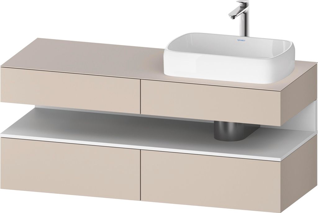 DURAVIT QA4766018830000 QTG KWTU WH Ek. 1400x550x600 Tp. Smt