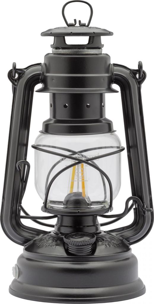 Feuerhand LED Laterne Baby Special 276 Matt Black Dimmbar
