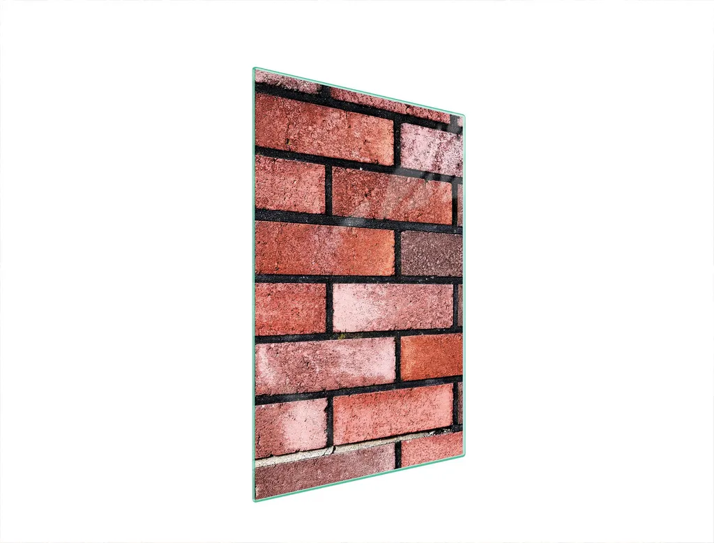 Tagliere in Vetro Temperato 35x52 Brick | Coprifornelli Design Mattoni