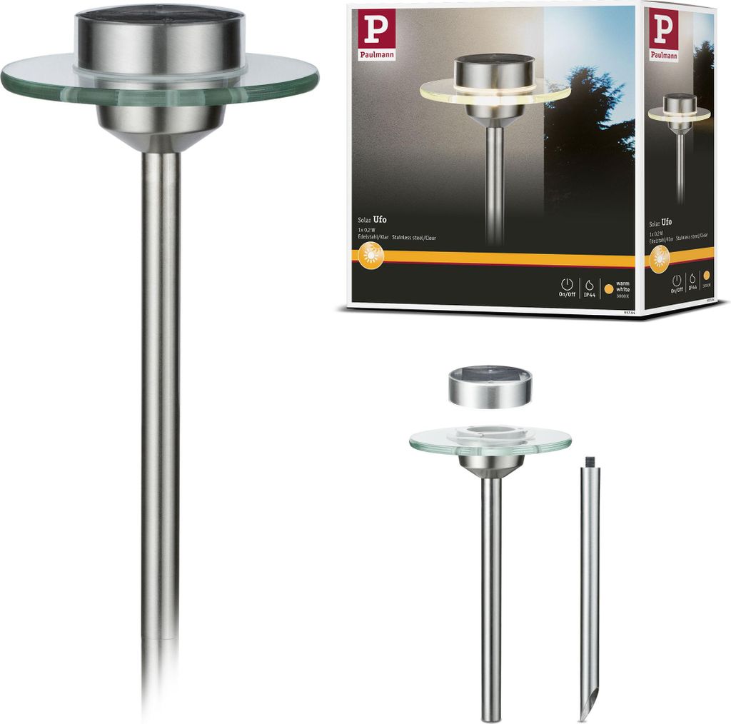 Paulmann faretto solare a LED da giardino Ufo Immagine del prodotto 
