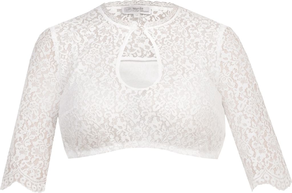 Dirndlbluse Gabriela-Anna halbarm creme 32 Produktbild 
