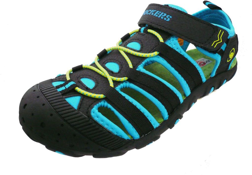 Dockers by Gerli Kinderschuhe Jungen Sandalen Schwarz Freizeit, Schuhgröße:34 EU