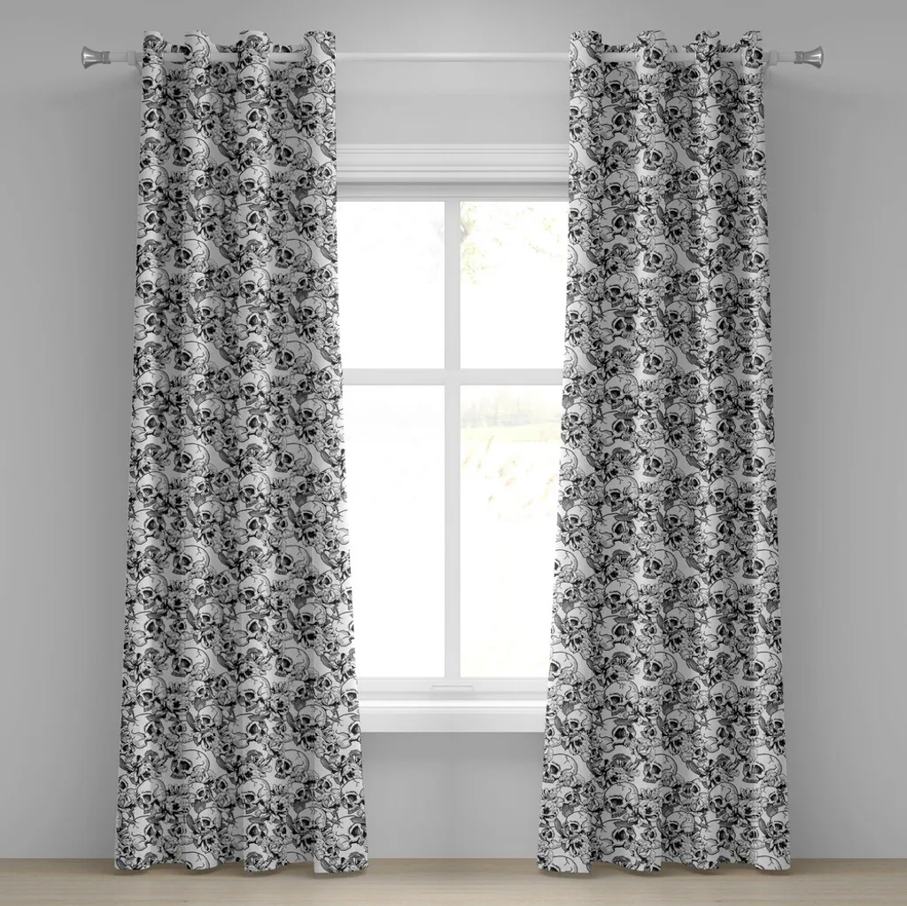 Offerta Tenda ABAKUHAUS 2 pannelli 280x175 cm | Sketch Dead Skulls