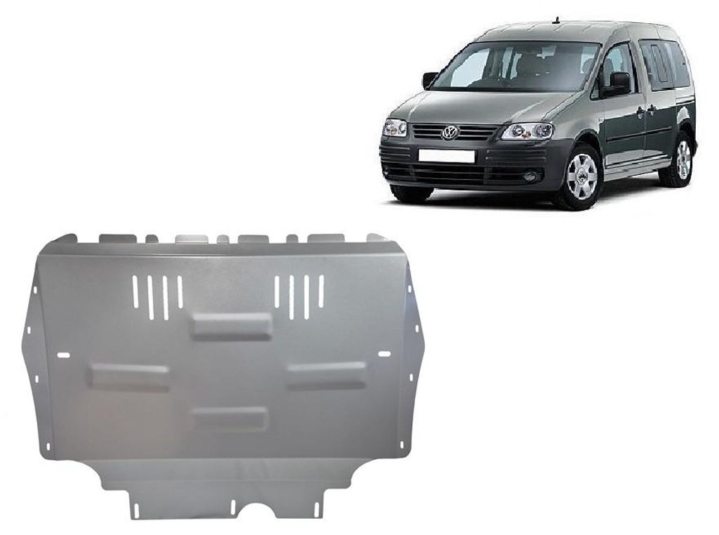 Aluminium Unterfahrschutz für Volkswagen Caddy