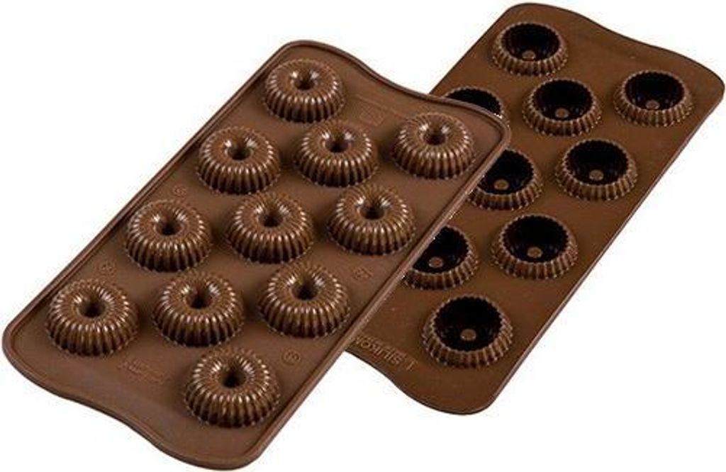 Silikomart Scg49 Choco Crown stampo per cioccolatini e Immagine del prodotto 