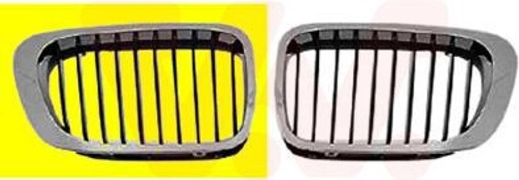 VAN WEZEL 0647518 Kühlergrill Frontgrill für BMW 3 Coupe (E46) Rechts Schwarz