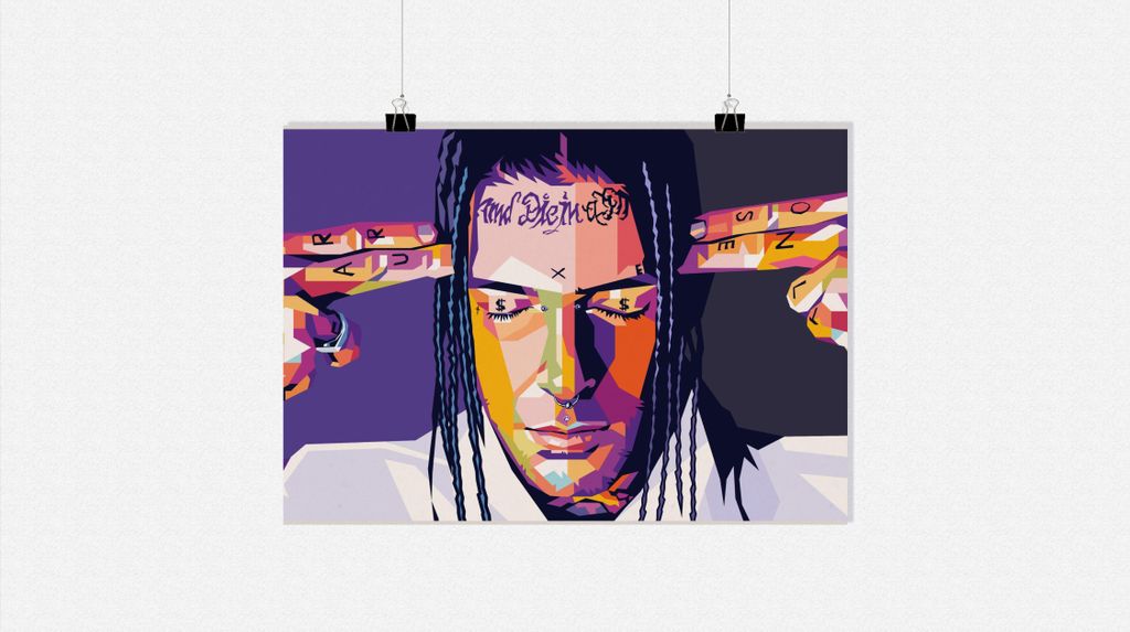 Tom MacDonald Poster - Musik Poster - Rapper Poster - Pop Art Poster - 91x61cm - Perfekt zum Einrahmen