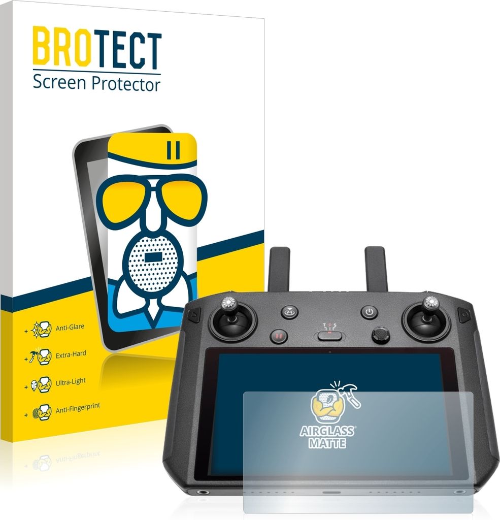 BROTECT Entspiegelungs Schutzglas für DJI Smart Controller Schutzfolie Panzer Folie Glas Display Schutz matt