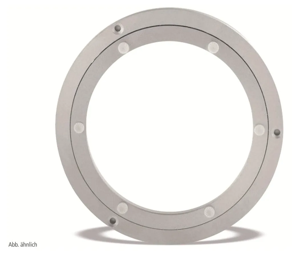 Support rotatif aluminium 445 mm pour présentoir et meuble de cuisine