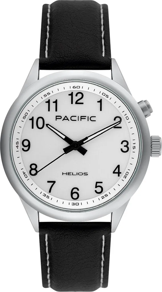 Montre Analogique Noire Pacific PC00801 Accessoire Chic pour Homme Actif