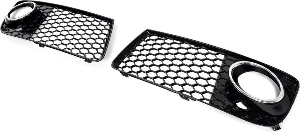Vorderer Stoßfänger Nebelscheinwerfer Grille Covers – Honigraat Mesh – Für Audi TT MK2 8J (2010-2014)