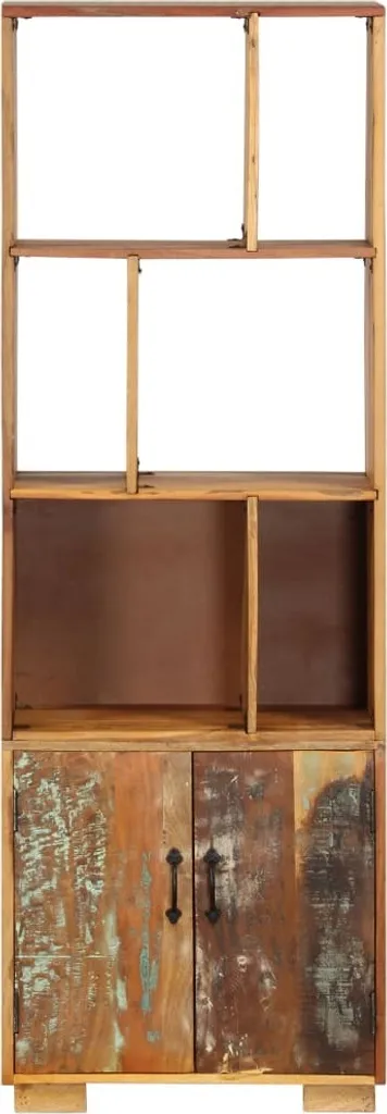 Étagère de rangement 60x35x180 cm Bibliothèque en bois massif