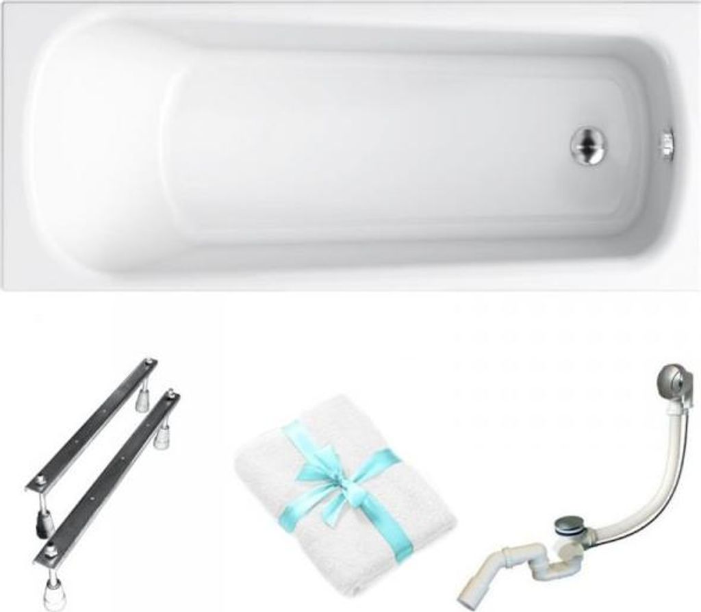 Cersanit | Badewanne - Wanne Rechteckig Nao - 170x70 Cm - Produktbild 