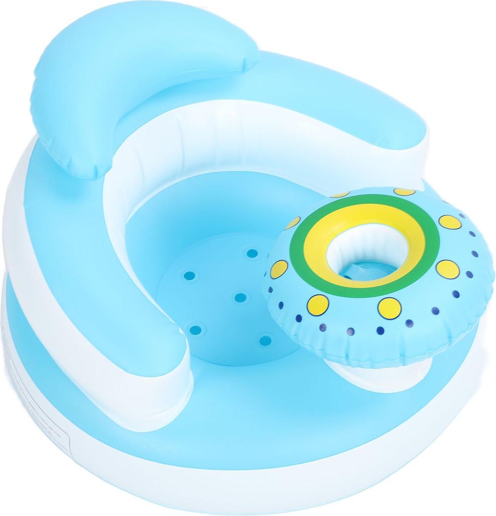 Baby aufblasbare Sitzklappen Kleinkindbad Stuhl bequeme PVC für Poolbadewanne
