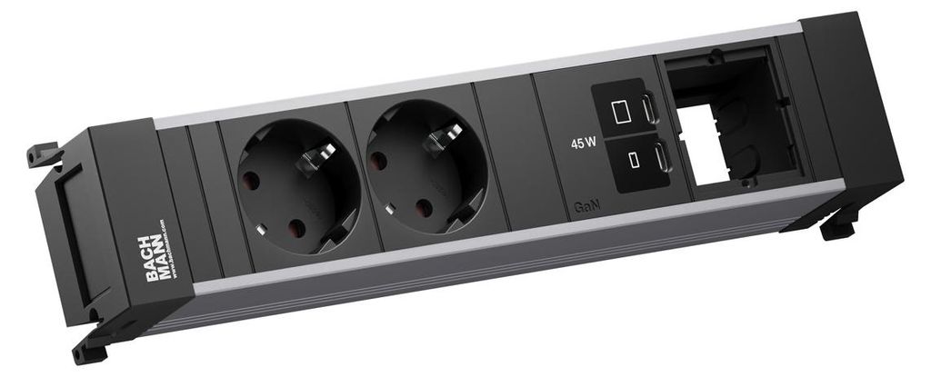Bachmann Power Frame 2Xcee7/3, 1Xusb C/C 45W 1Xcm L=0,2M