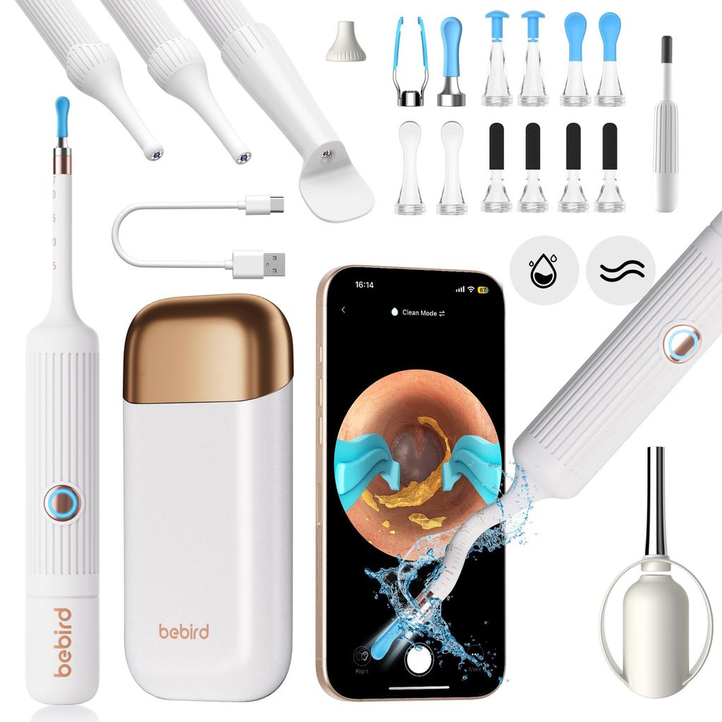 Bebird Otoscope pour enlever le cérumen, 1920P HD Caméra Image du produit 