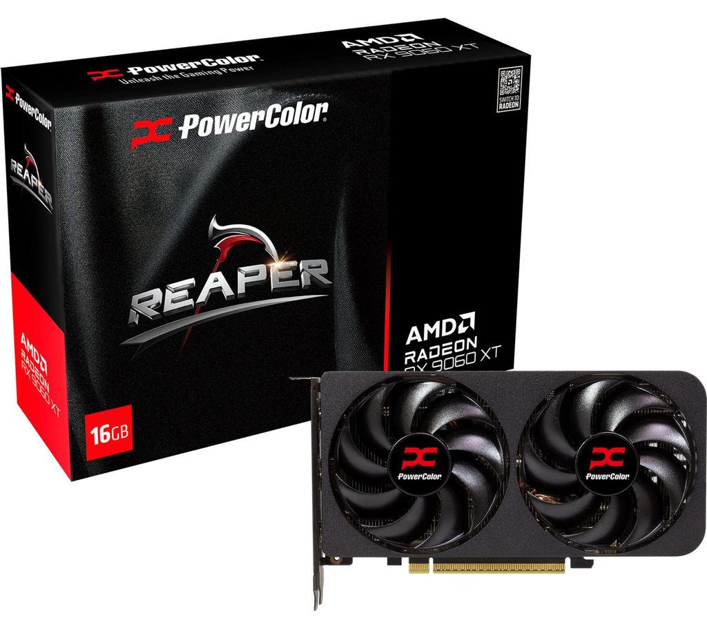 PowerColor Radeon RX 9060 XT Reaper 16GB, Grafikkarte Produktbild 