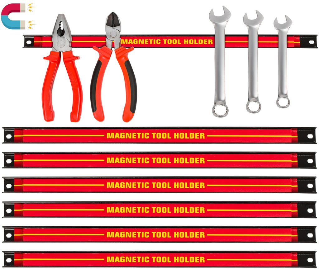 SEVICO 6x Magnetleiste Magnet 50 cm Werkzeug Werkzeughalter Produktbild 