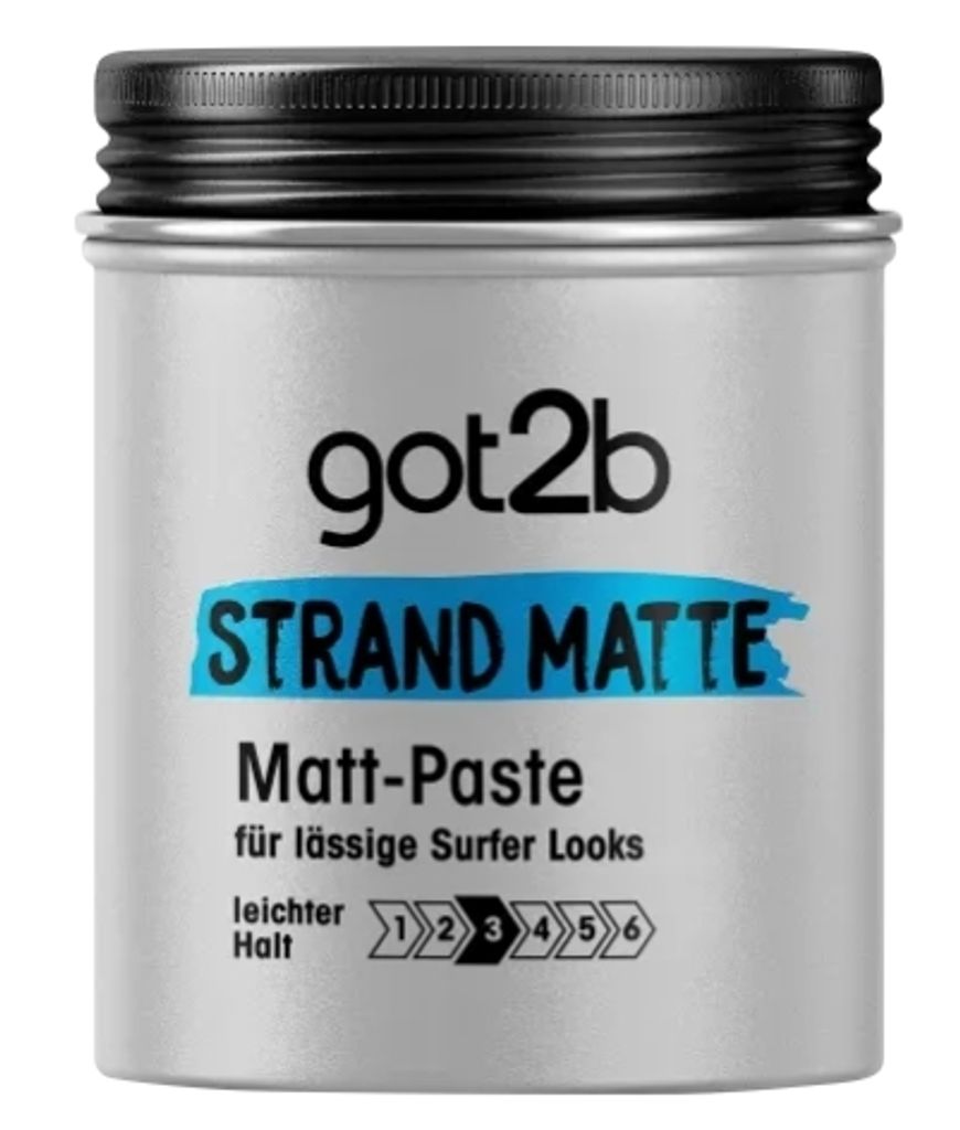 Schwarzkopf Got2b Mattpaste, 100ml - Mattes Haarstyling Gel Produktbild 