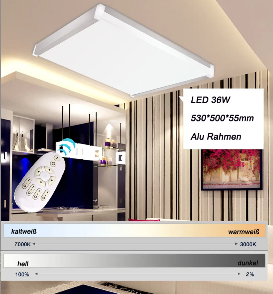 Plafoniera LED 3065 Serie A 53x50cm | Luce Duratura e Robusta