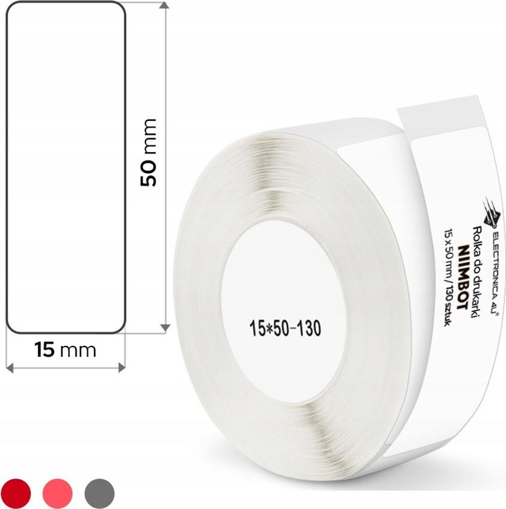 NIIMBOT  NIIMBOT Etikettenrolle für Etikettendrucker weiß, Image du produit 