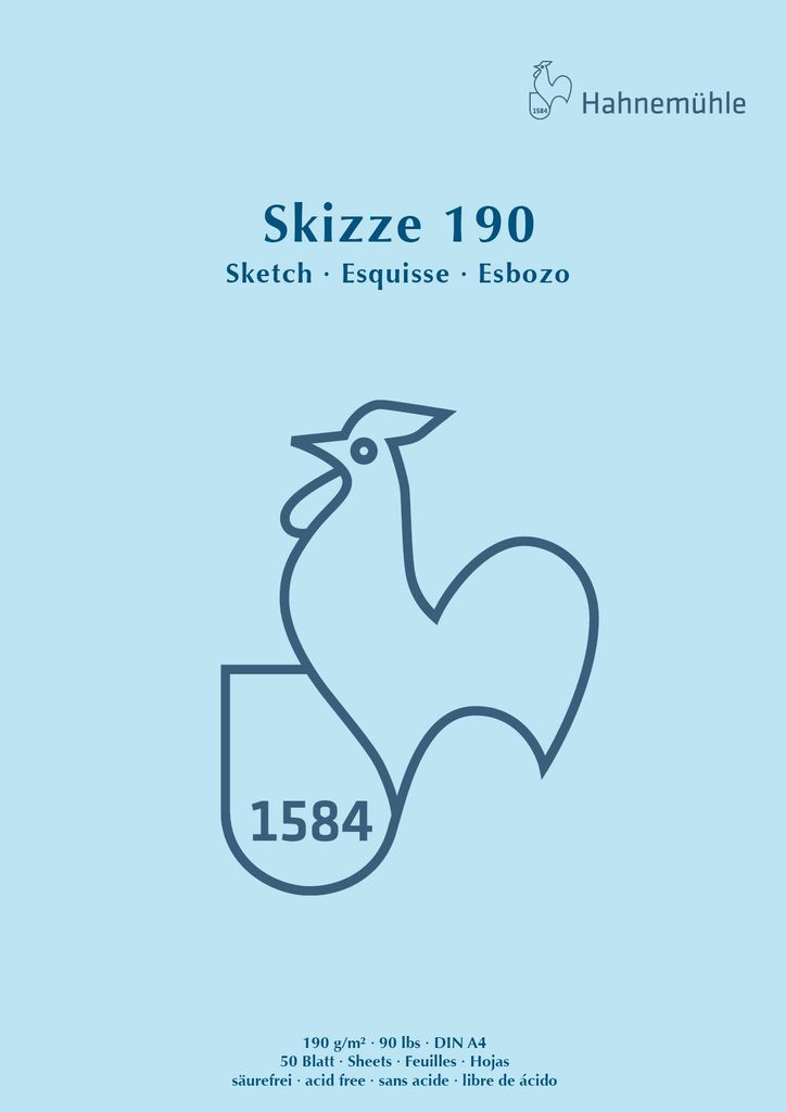 Hahnemühle 60127432 Szkicownik - A4, 190 g/m², 50 arkuszy Zdjęcie produktu 