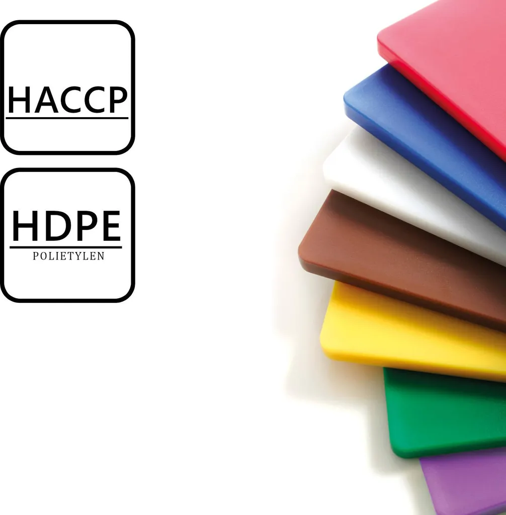 Tagliere Professionale HENDI 600x400x18mm Marrone | Standard HACCP - 11