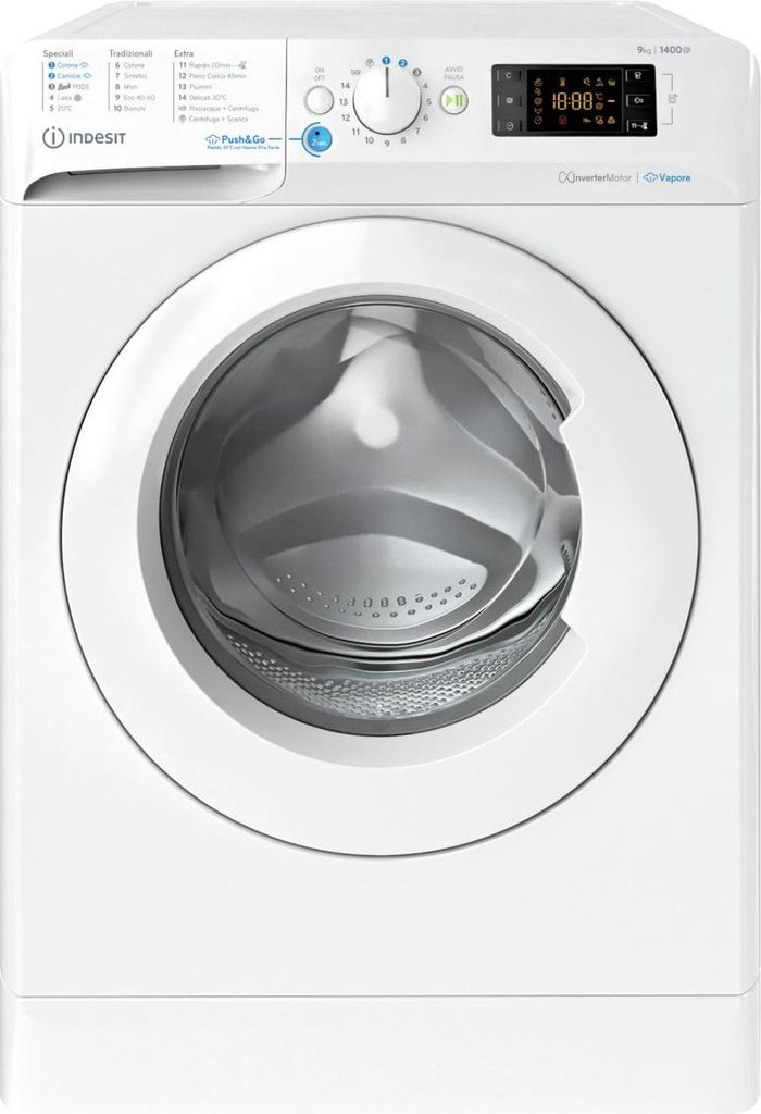 Indesit BWE 91497X WV IT lavatrice Caricamento frontale 9 Immagine del prodotto 