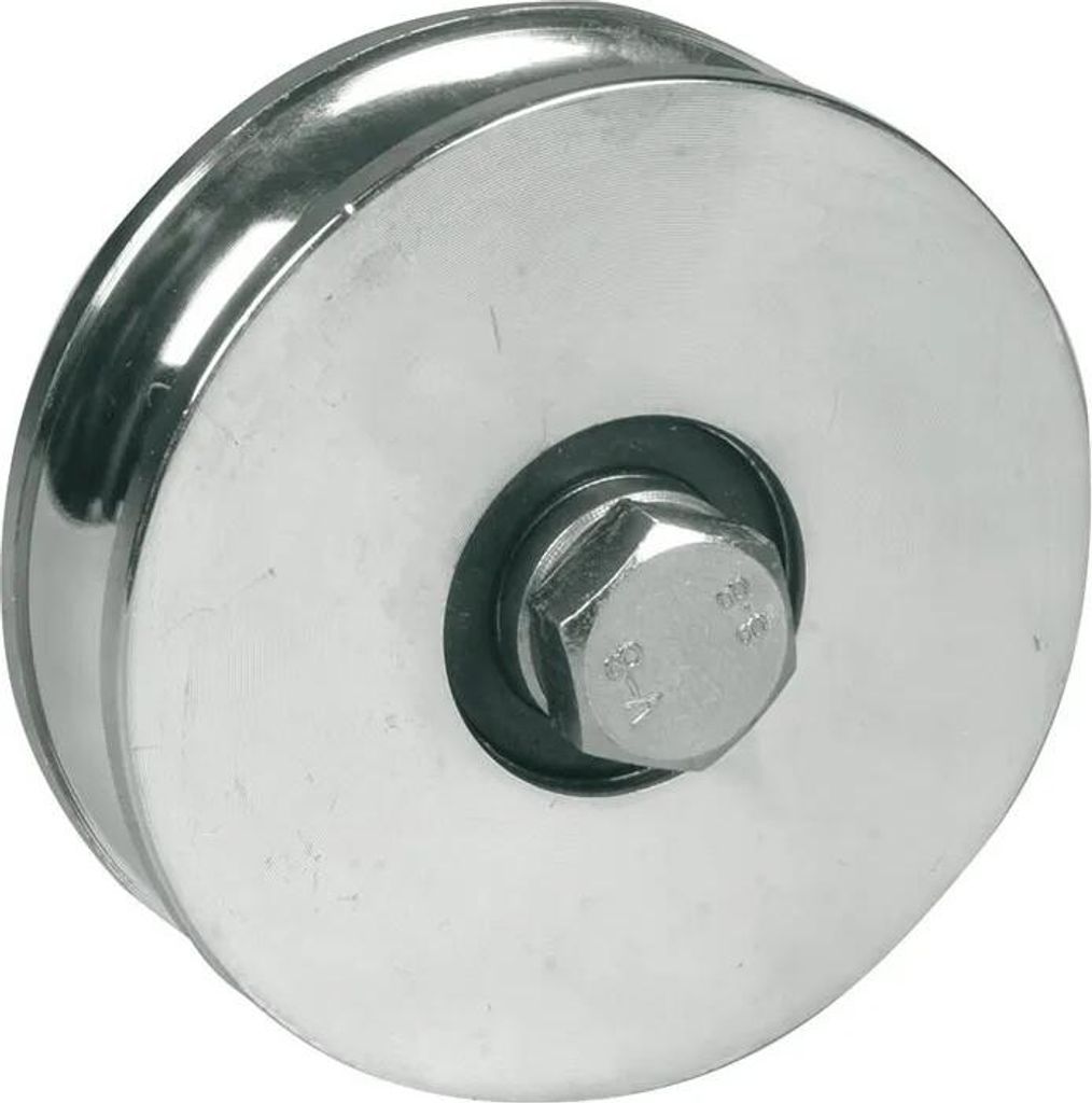 Roue pour Portail Coulissant Ø 120mm- 2 Roulement à Billes Image du produit 